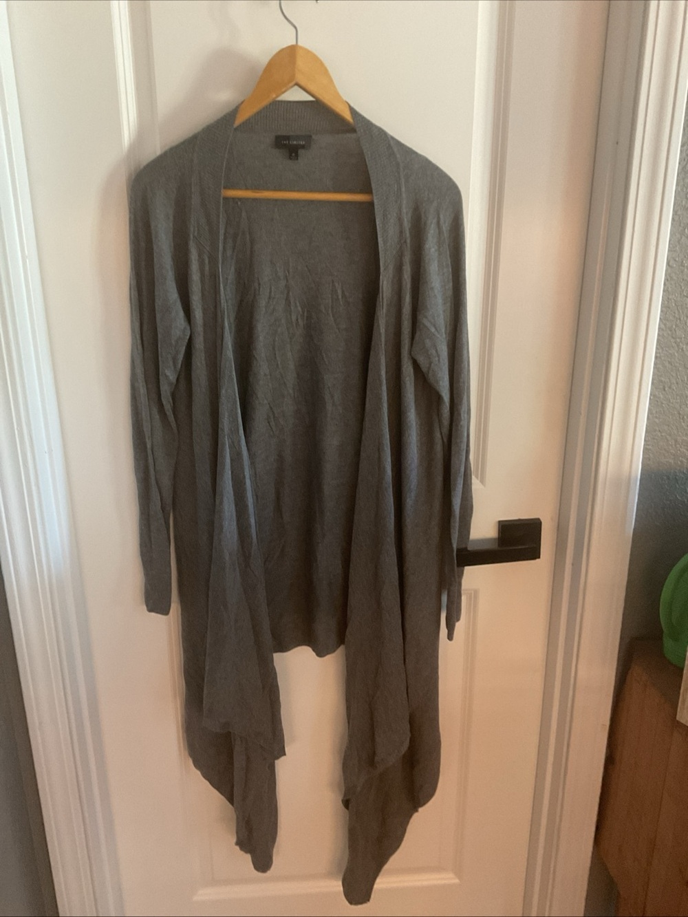 The Limited - Grey Open-Front Women's Cardigan - Size Medium